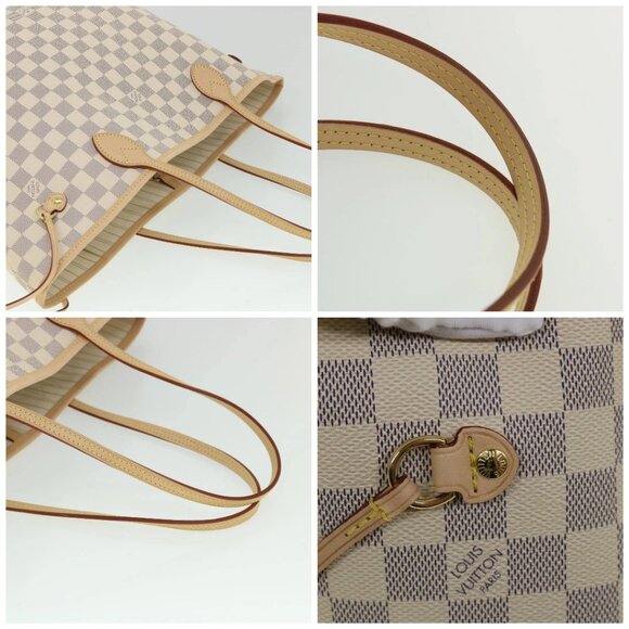 LOUIS VUITTON Damier Azur Neverfull MM Tote Bag N41605 LV Auth 54444SAV - Picture 16 of 16